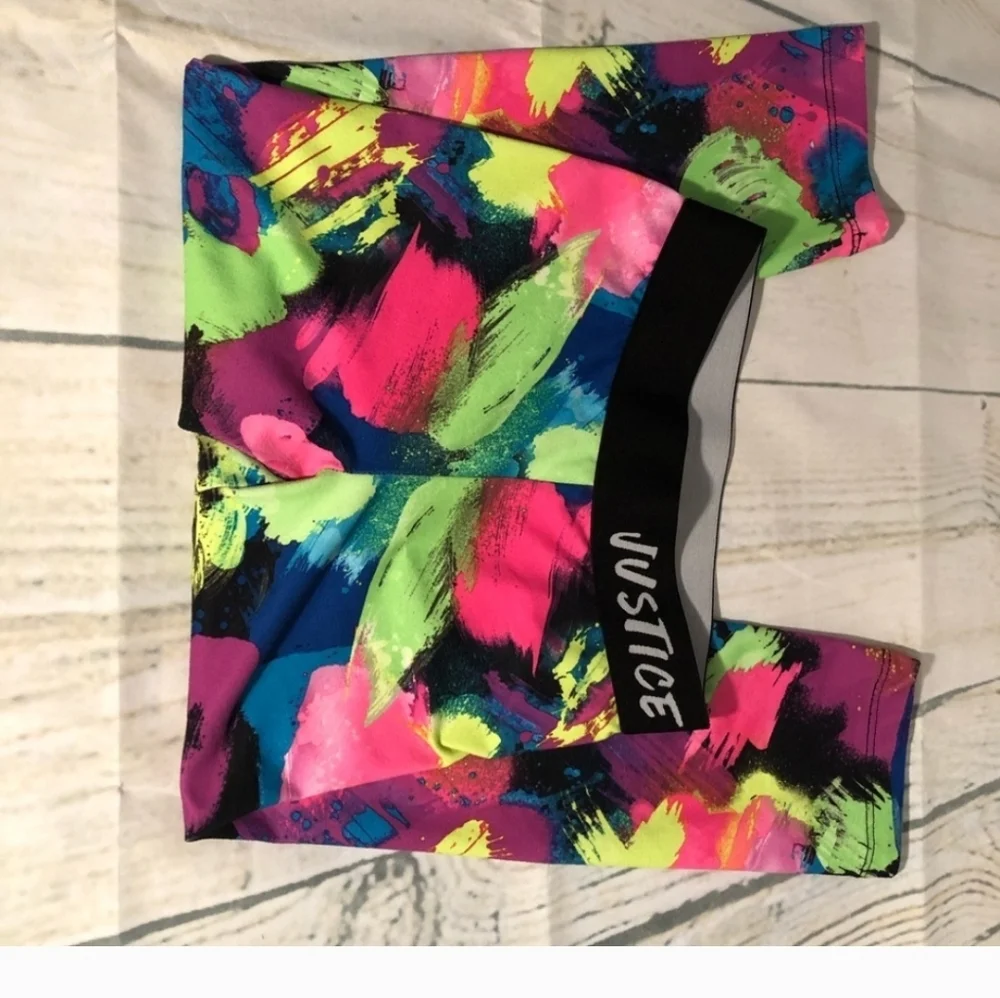 Justice  Colorful Athletic Leggings